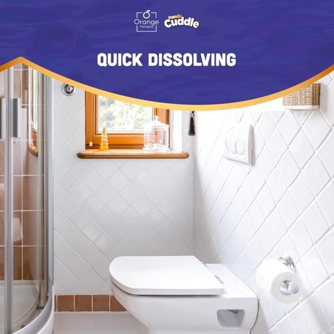 Panda Cuddle 3‑Ply Quilted Toilet Paper – Ultra Soft & Gentle Bulk Loo Rolls, Bulk Bathroom Tissue - Maxi Value Pack of 120 Rolls, Sustainable Gentle Bathroom Tissue, Unscented - Pack of 120