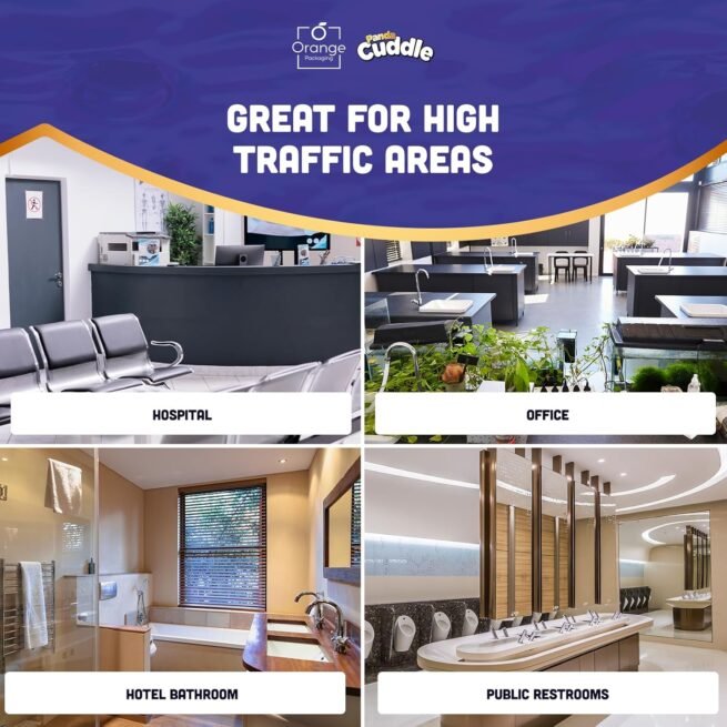 Panda Cuddle 3‑Ply Quilted Toilet Paper – Ultra Soft & Gentle Bulk Loo Rolls, Bulk Bathroom Tissue - Maxi Value Pack of 120 Rolls, Sustainable Gentle Bathroom Tissue, Unscented - Pack of 120